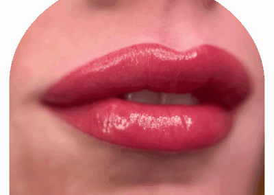 Lip Blushing After